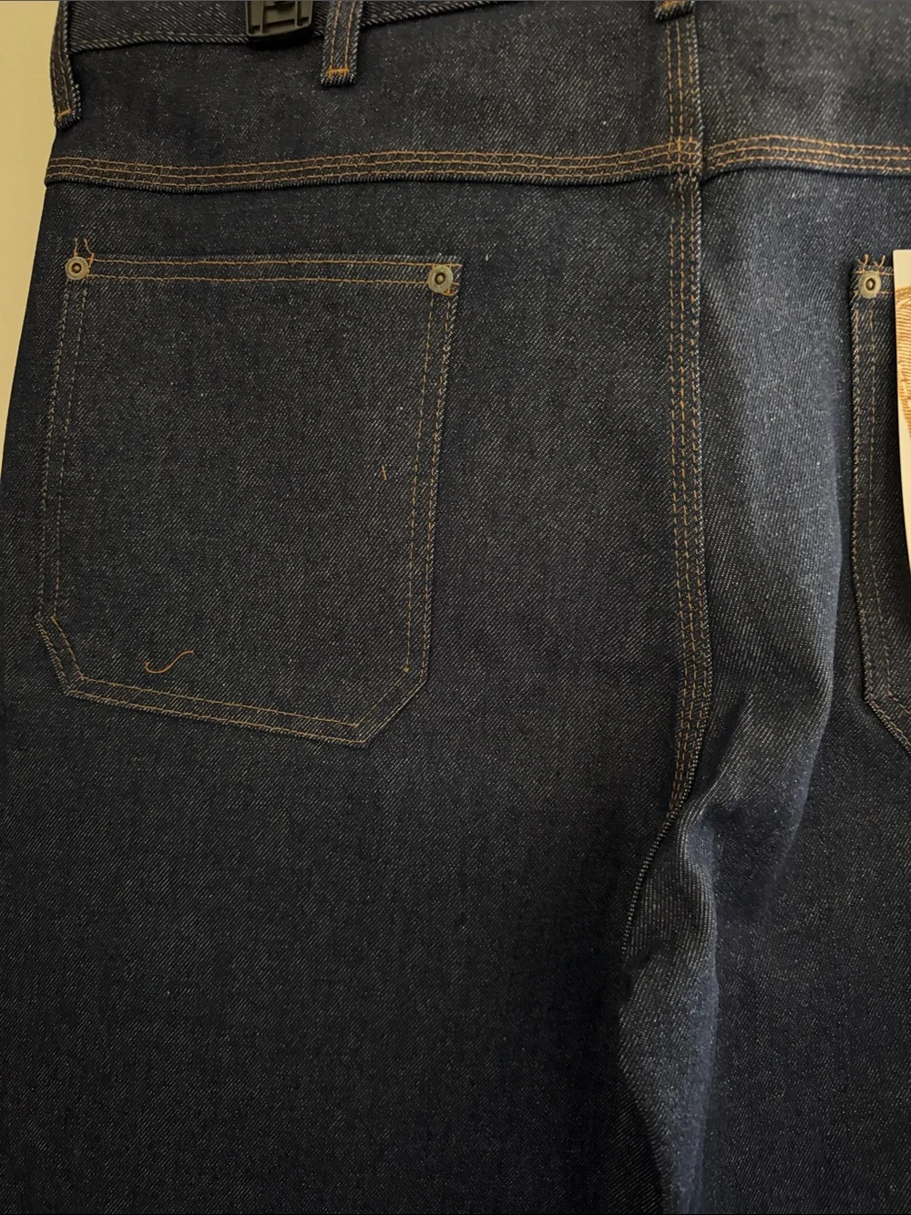 Classic Straight Fit Men's Jeans in Deep Blue Denim